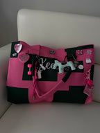 B PINK TOTE BAG