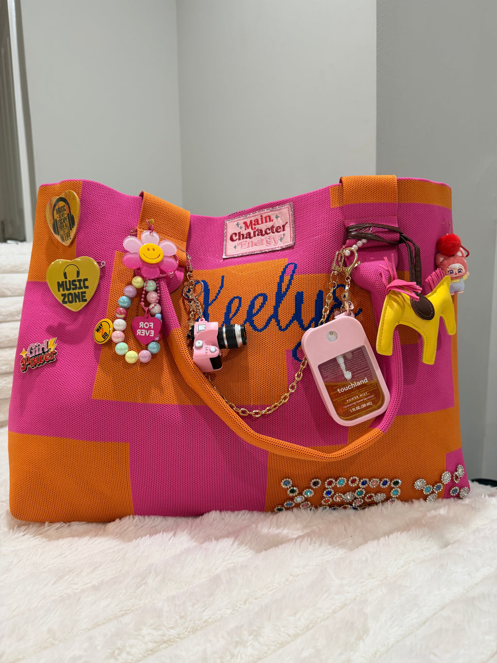 ORANGE TOTE BAG