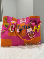 ORANGE TOTE BAG