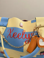 B YELLOW TOTE BAG