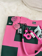 B PINK TOTE BAG
