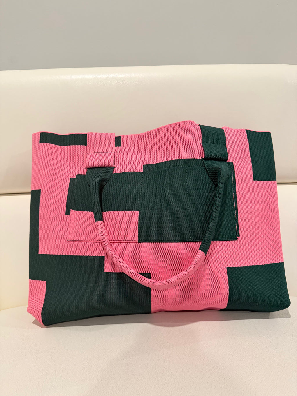 B PINK TOTE BAG